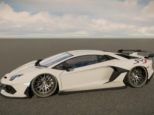Lambo rghini Aventador SVJ 3D Model