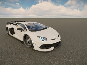 Lambo rghini Aventador SVJ Modelo 3D