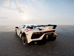 Lambo rghini Aventador SVJ Modelo 3D