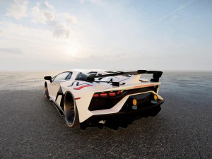 Lambo rghini Aventador SVJ 3D Model