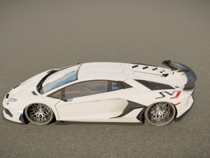 Lambo rghini Aventador SVJ Modelo 3D