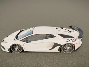 Lambo rghini Aventador SVJ 3D Model