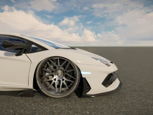 Lambo rghini Aventador SVJ 3D Model
