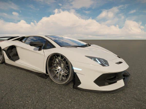 Lambo rghini Aventador SVJ 3D Model