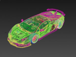 Lambo rghini Aventador SVJ Modelo 3D