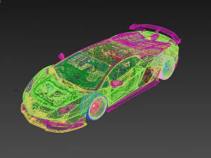 Lambo rghini Aventador SVJ 3D Model