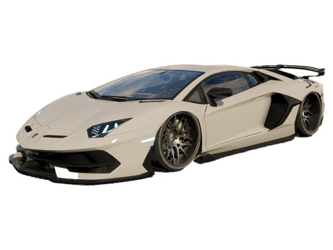 Lambo rghini Aventador SVJ Modelo 3D