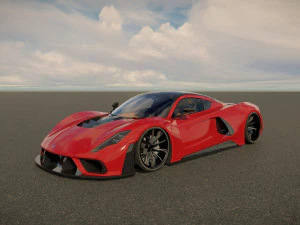 Hennessey Venom F5 3D Model
