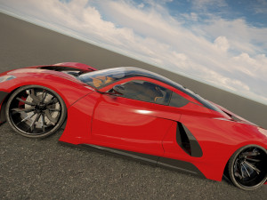 Hennessey Venom F5 3D Model