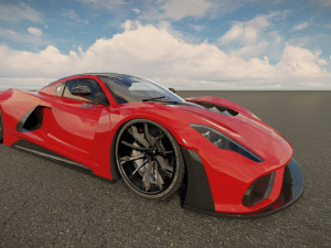 Hennessey Venom F5 3D Model