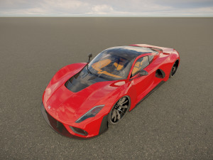 Hennessey Venom F5 3D Model