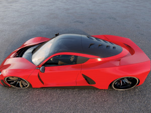 Hennessey Venom F5 3D Model