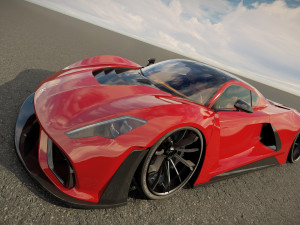 Hennessey Venom F5 3D Model