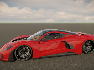 Hennessey Venom F5 3D Model