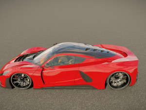 Hennessey Venom F5 3D Model