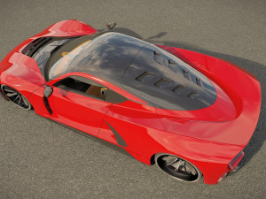 Hennessey Venom F5 3D Model
