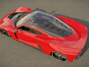 Hennessey Venom F5 3D Model