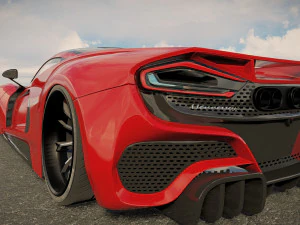 Hennessey Venom F5 3D Model