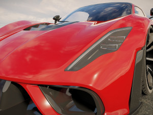 Hennessey Venom F5 3D Model