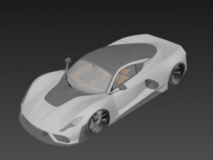 Hennessey Venom F5 3D Model