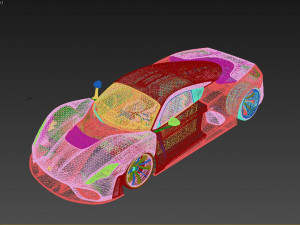 Hennessey Venom F5 3D Model