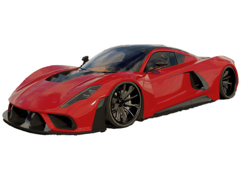 Hennessey Venom F5 3D-Modell