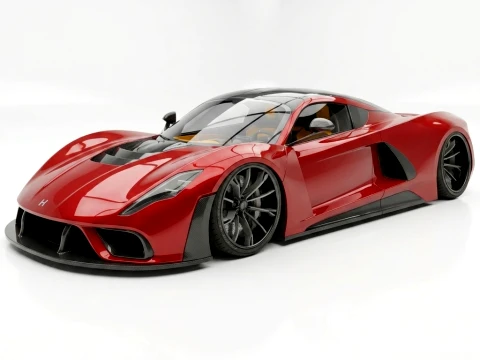 Hennessey Venom F5 3D Model