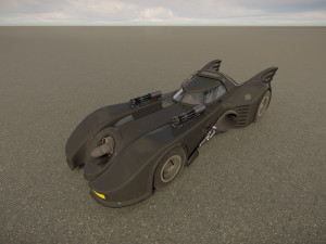 Batmovel 1989 3Dモデル