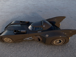 Batmovel 1989 3Dモデル
