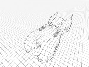Batmovel 1989 3Dモデル