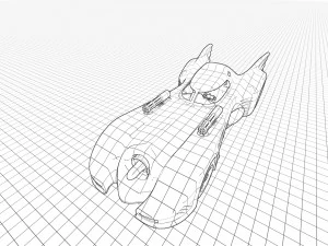 Batmovel 1989 3D Model