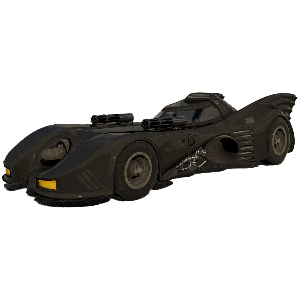 Batmovel 1989 3D Model .c4d .max .obj .3ds .fbx .stl .blend 