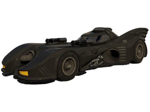 Batmovel 1989 Modelo 3D