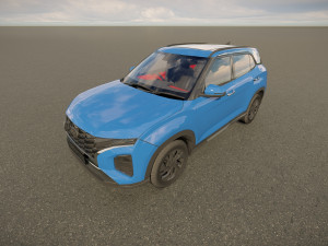 Hyundai Creta 2023 3D Model