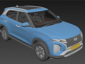 Hyundai Creta 2023 3D Model