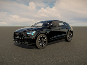 Audi Q8 2023 3Dモデル