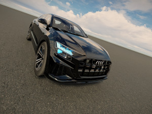 Audi Q8 2023 3Dモデル