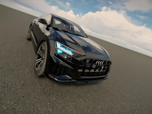 Audi Q8 2023 3D Model