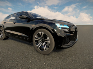 Audi Q8 2023 3Dモデル
