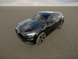 Audi Q8 2023 3Dモデル
