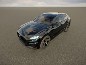 Audi Q8 2023 3D Model