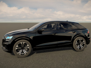 Audi Q8 2023 3Dモデル