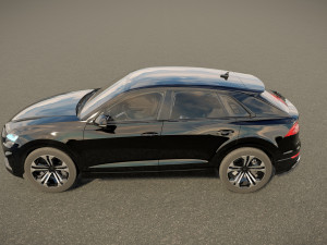 Audi Q8 2023 3Dモデル