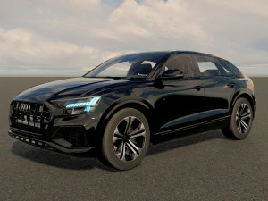 Audi Q8 2023 3D Model