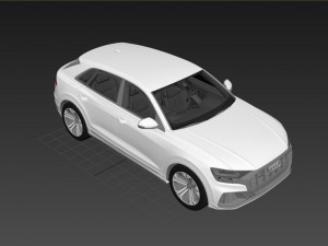 Audi Q8 2023 3Dモデル