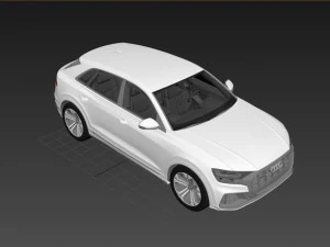 Audi Q8 2023 3D Model