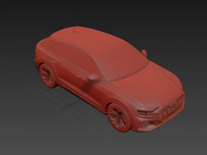 Audi Q8 2023 3D Model