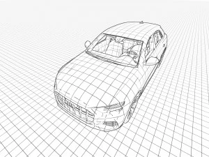 Audi Q8 2023 3D Model