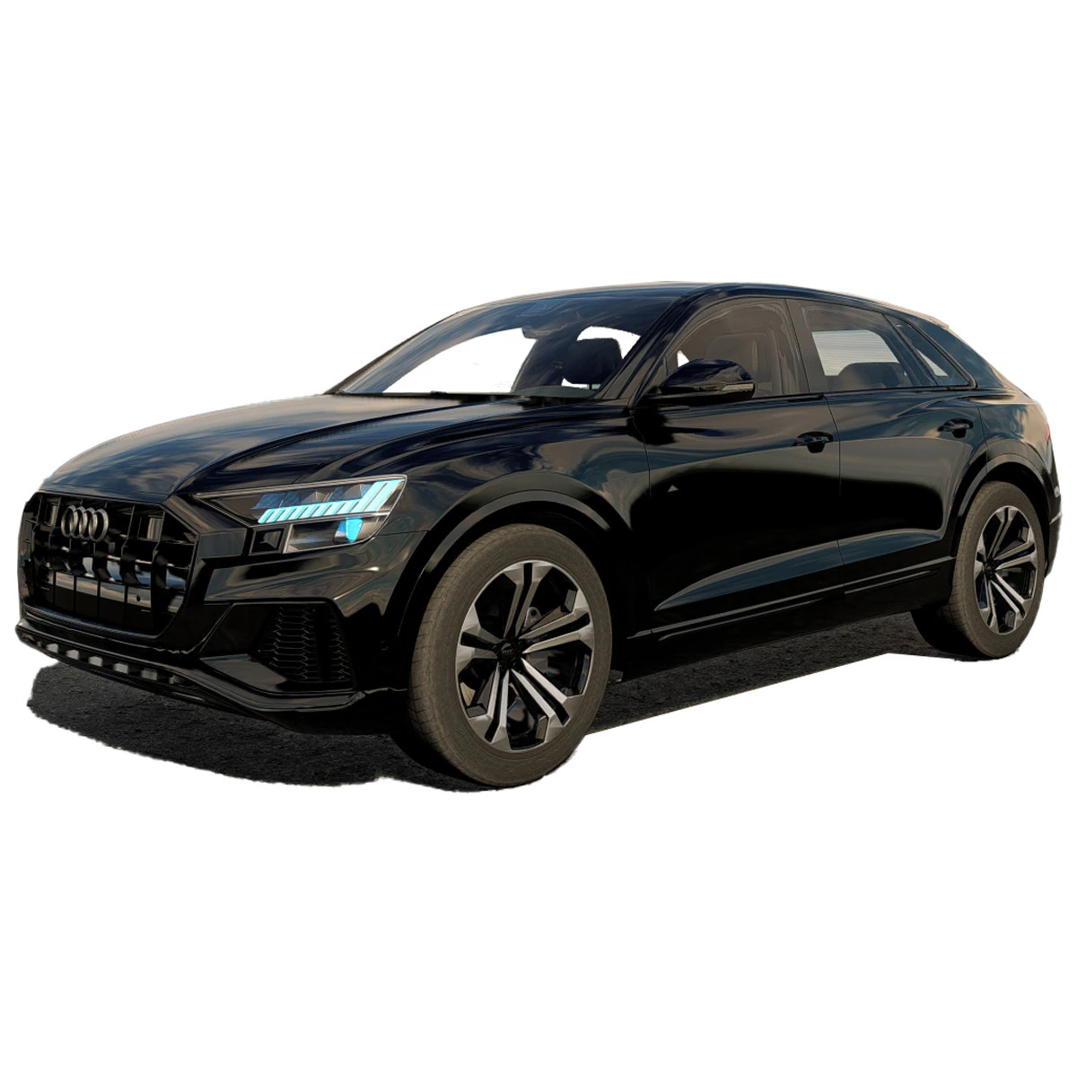 Audi Q8 2023 3D Model .c4d .max .obj .3ds .fbx .stl .blend 