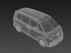Volkswagen ID Buzz 2023 3D Model